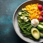 Home 6 로푸드 다이어트와 효과 - Here are three detailed image prompts in English, designed to generate vibrant and appropriate visua...