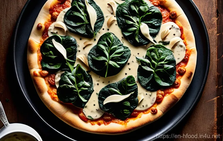 집에서 만드는 비건 피자 레시피 - **Aromatic No-Knead Vegan Pizza Dough with Rustic Charm:**
    A close-up, high-definition food phot...
