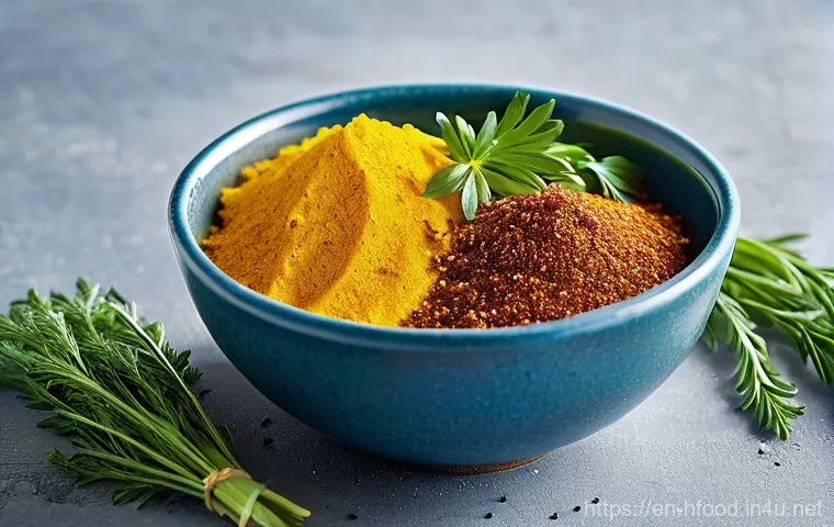 저염 식단을 위한 드레싱 추천 - **Vibrant Symphony of Low-Sodium Flavors:** A close-up, high-angle shot showcasing a stunning array ...